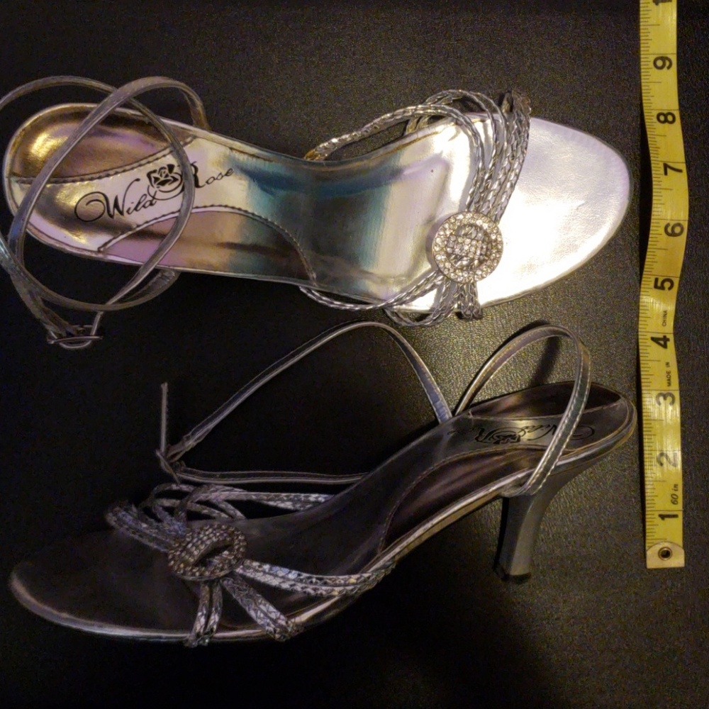 Silver shoes